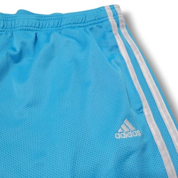 2005 Vintage Adidas Pants Size XL W35"xL26" Adidas Crop Pants Cropped Pants Blue - Picture 5 of 8